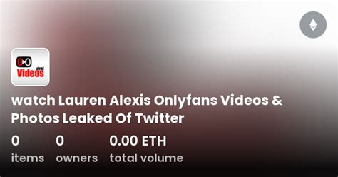 lauren alexis onlyfans leaked|Lauren Alexis OnlyFans Leaked Porn Video .